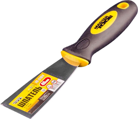 Шпатель FLEX 40 мм TPR ручка MASTERTOOL 19-5104 Шпатель FLEX 40 мм TPR ручка MASTERTOOL 19-5104