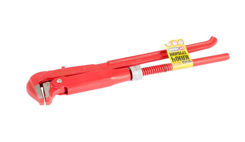 Ключ трубний 90° 3/4" кований MASTERTOOL 76-0750 Ключ трубний 90° 3/4" кований MASTERTOOL 76-0750
