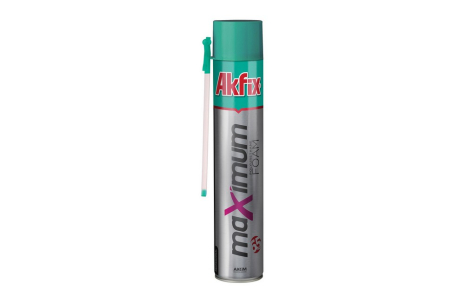 Пена монтажная всесезонная ручная AKFIX MAXIMUM FOAM 65 л 850 мл/1000 г MASTERTOOL FA002 Пена монтажная всесезонная ручная AKFIX MAXIMUM FOAM 65 л 850 мл/1000 г MASTERTOOL FA002