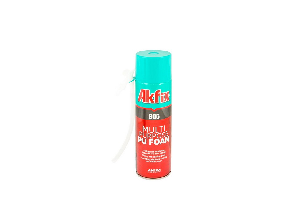 Піна монтажна всесезонна ручна AKFIX 805 500 мл/570 г MASTERTOOL FA012 Піна монтажна всесезонна ручна AKFIX 805 500 мл/570 г MASTERTOOL FA012