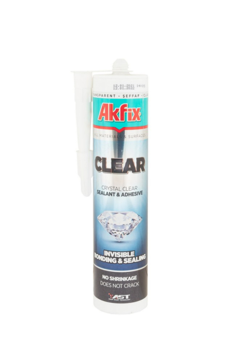 Клей-герметик MS Polimer "All Bond" CLEAR 290 мл/380 г прозрачный MASTERTOOL AMS00