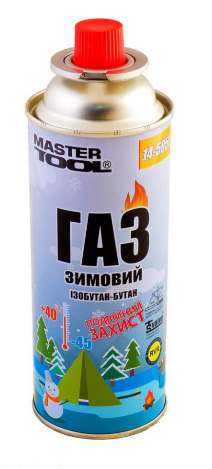 Газ бутан "ЗИМНИЙ" 220 г MASTERTOOL 14-5051 Газ бутан "ЗИМНИЙ" 220 г MASTERTOOL 14-5051