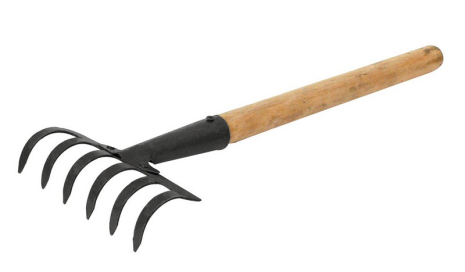 Грабли садовые 6 зубов с деревянной ручкой 170х460 мм MASTERTOOL 14-6204 Грабли садовые 6 зубов с деревянной ручкой 170х460 мм MASTERTOOL 14-6204