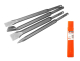 Зубила для бетона SDS-PLUS 250х14 мм набор 4 шт MASTERTOOL 1-40-250 Зубила для бетона SDS-PLUS 250х14 мм набор 4 шт MASTERTOOL 1-40-250