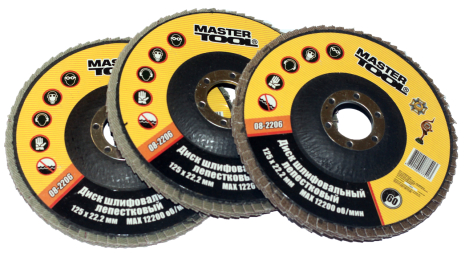 Диск шліфувальний пелюстковий 115 х 22 мм, зерно 150 MASTERTOOL 08-2115 Диск шліфувальний пелюстковий 115 х 22 мм, зерно 150 MASTERTOOL 08-2115
