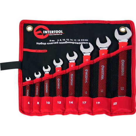Набір ключів 8 шт. INTERTOOL XT-1508 Набір ключів 8 шт. INTERTOOL XT-1508