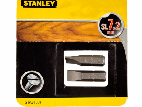 Биты плоские профессиональные 25мм SL7 Stanley STA61004-XJ Биты плоские профессиональные 25мм SL7 Stanley STA61004-XJ