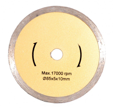 Диск алмазный для плитки MASTERTOOL ДП 85x10 Диск алмазный для плитки MASTERTOOL ДП 85x10