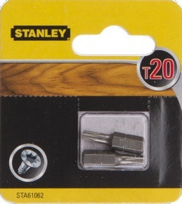 Біта T20 (L=25 мм) (2 од.) STANLEY STA61062 Біта T20 (L=25 мм) (2 од.) STANLEY STA61062