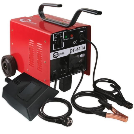 Сварочный аппарат 230В, 55-160А, 6.5kВт INTERTOOL DT-4116.00 Сварочный аппарат 230В, 55-160А, 6.5kВт INTERTOOL DT-4116.00