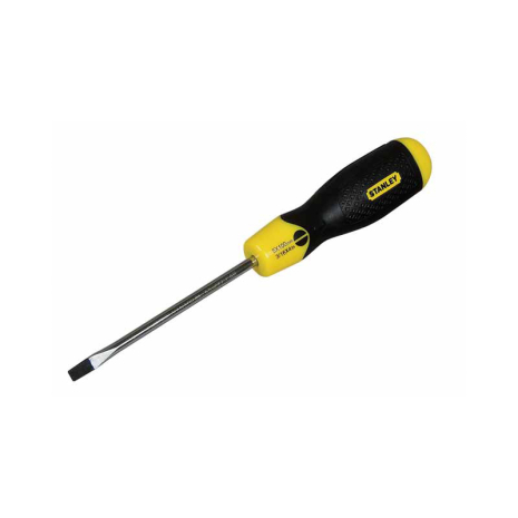Отвертка "Cushion Grip" (-) Sl6.5мм L= 45мм двухкомпонентная рукоятка, CrV STANLEY 1-64-917 Отвертка "Cushion Grip" (-) Sl6.5мм L= 45мм двухкомпонентная рукоятка, CrV STANLEY 1-64-917
