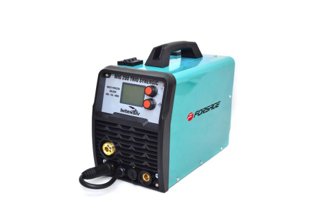 Зварювальний апарат MIG, MMA, TIG (220V, 5.8кВт, 10-230А, електрод 1,6-4мм, дріт 0.8-1мм, к-т потужності 0.98, робочий цикл 60%, цифр. табло) FORSAGE F-MIG200 SYNERG Зварювальний апарат MIG, MMA, TIG (220V, 5.8кВт, 10-230А, електрод 1,6-4мм, дріт 0.8-1мм, к-т потужності 0.98, робочий цикл 60%, цифр. табло) FORSAGE F-MIG200 SYNERG