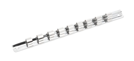 Планка-держатель для 9 головок 1/2" (L-200мм) FORSAGE F-819409 Планка-держатель для 9 головок 1/2" (L-200мм) FORSAGE F-819409