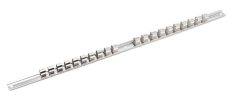 Планка-тримач для 20 головок 1/2" (L-560мм) FORSAGE F-819420 Планка-тримач для 20 головок 1/2" (L-560мм) FORSAGE F-819420