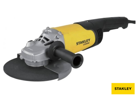 Кутова шліфувальна машина 2.2 кВт 6500 об/хв диск Ø230 x 22.2 мм Stanley SL229S-RU Кутова шліфувальна машина 2.2 кВт 6500 об/хв диск Ø230 x 22.2 мм Stanley SL229S-RU