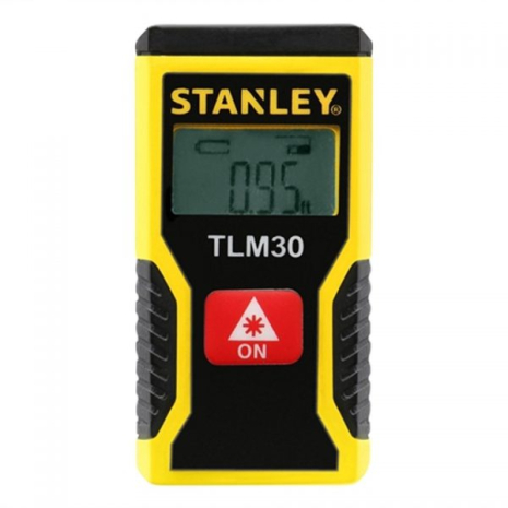 Дальномір лазерний TLM30-Black, діапаз. 0,5-9 м, 62х32х18 мм, з Lit батар. та USB-кабелем Stanley STHT9-77425 Дальномір лазерний TLM30-Black, діапаз. 0,5-9 м, 62х32х18 мм, з Lit батар. та USB-кабелем Stanley STHT9-77425