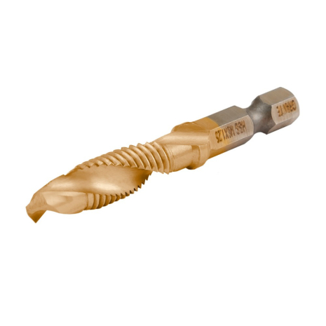 Сверло-метчик HSS M8х1.25 мм DIN338 MASTERTOOL 11-08-125 Сверло-метчик HSS M8х1.25 мм DIN338 MASTERTOOL 11-08-125