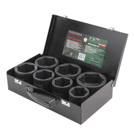 Головки ударные, набор 7пр., 1" (6гр.) ROCKFORCE RF-8071-5MPB Головки ударные, набор 7пр., 1" (6гр.) ROCKFORCE RF-8071-5MPB