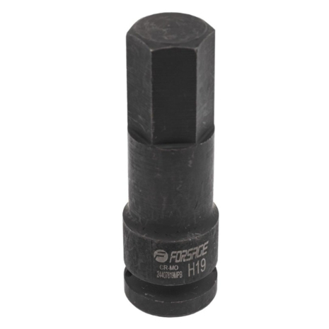 Головка-бита 6-гранная ударная 19мм,1/2" FORSAGE F-24407819MPB Головка-бита 6-гранная ударная 19мм,1/2" FORSAGE F-24407819MPB