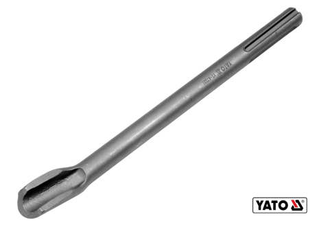 Напівкругле зубило для штроб на перфоратор SDS-Max 330х26мм Yato YT-47331 Напівкругле зубило для штроб на перфоратор SDS-Max 330х26мм Yato YT-47331