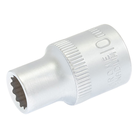 Головка торцевая 12-гранная ½" 10 мм L 40 мм CrV MASTERTOOL 78-0610 Головка торцевая 12-гранная ½" 10 мм L 40 мм CrV MASTERTOOL 78-0610