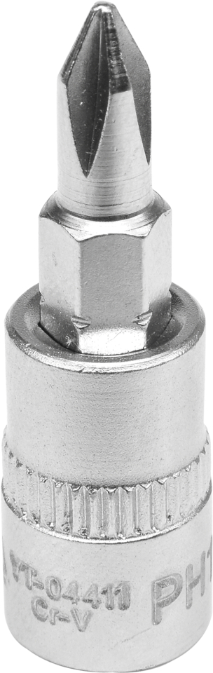 Головка торцевая с отверточной насадкой Philips 1/4" PH1 37 мм Yato YT-04411 Головка торцевая с отверточной насадкой Philips 1/4" PH1 37 мм Yato YT-04411