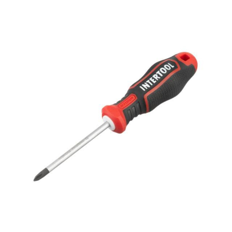 Отвертка крестовая PH1*75 мм, S2, STORM INTERTOOL VT-3415 Отвертка крестовая PH1*75 мм, S2, STORM INTERTOOL VT-3415