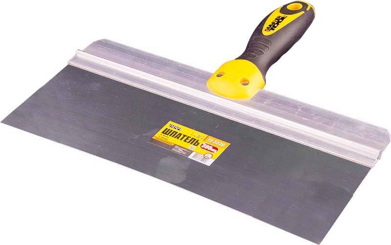 Шпатель AL-PROFI 300х85 мм TPR ручка ударный MASTERTOOL 19-5330 Шпатель AL-PROFI 300х85 мм TPR ручка ударный MASTERTOOL 19-5330
