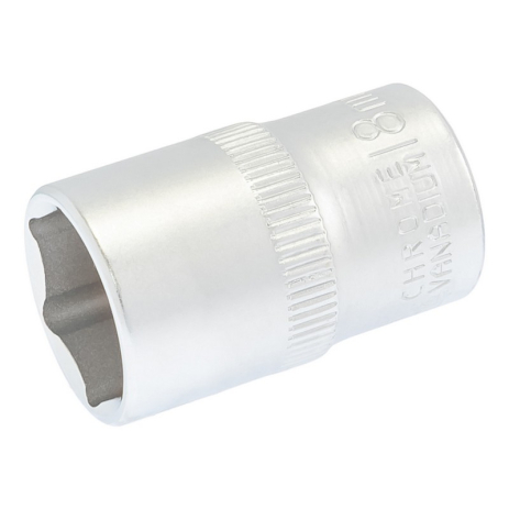 Головка торцева 6-гранна ½" 18 мм L 40 мм CrV MASTERTOOL 78-0018 Головка торцева 6-гранна ½" 18 мм L 40 мм CrV MASTERTOOL 78-0018