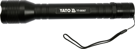 Легкий светодиодный фонарик высокой мощности Yato YT-08567 Легкий светодиодный фонарик высокой мощности Yato YT-08567