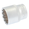 Головка торцева 12-гранна ½" 27 мм L 43 мм CrV MASTERTOOL 78-0627