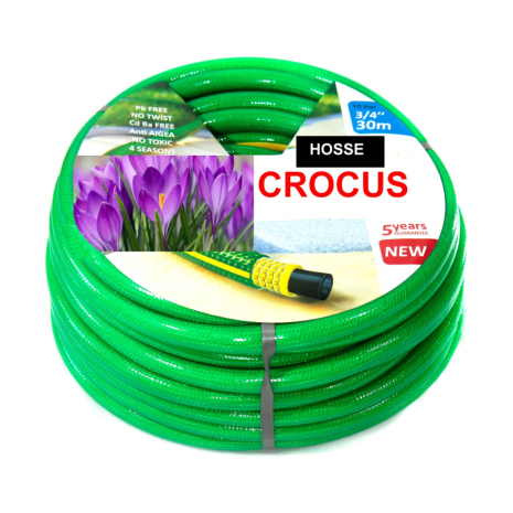 Шланг поливочный Presto-PS садовый Crocus диаметр 3/4", длина 50 м (CR 3/4 50)