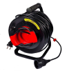 Подовжувач на котушці без теплозахисту 40 м MASTERTOOL 94-0028 Подовжувач на котушці без теплозахисту 40 м MASTERTOOL 94-0028