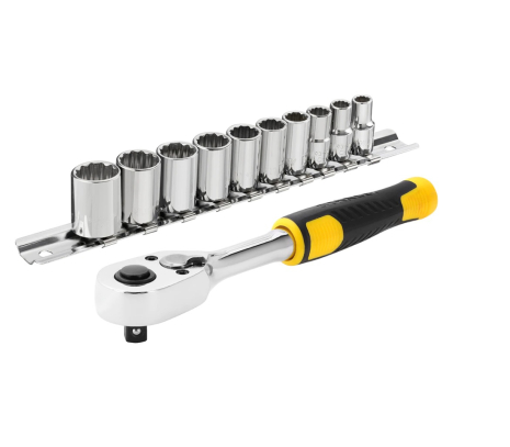 Тріскачка з головками 1/4" Stanley STMT82666-0 Тріскачка з головками 1/4" Stanley STMT82666-0