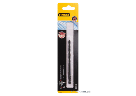 Свердло по металу, дереву, пластику SUPER-LOCK з хвостовиком 1/4" 6х107/70 мм Stanley STA50033-XJ Свердло по металу, дереву, пластику SUPER-LOCK з хвостовиком 1/4" 6х107/70 мм Stanley STA50033-XJ