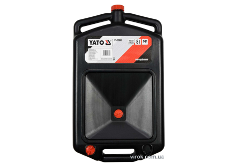 Посудина для зливу олії 8 л, з трьома пробками Yato YT-06995 Посудина для зливу олії 8 л, з трьома пробками Yato YT-06995