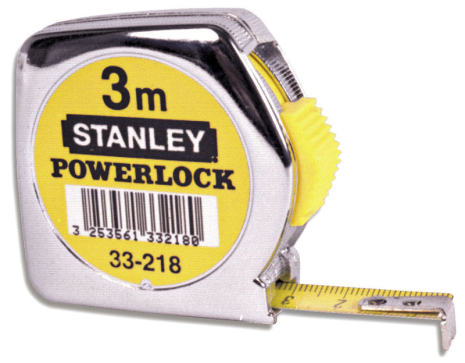 Рулетка "Powerlock" із металевим корпусом 3 м STANLEY 0-33-041 Рулетка "Powerlock" із металевим корпусом 3 м STANLEY 0-33-041