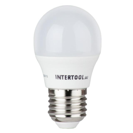 Світлодіодна лампа LED 5 Вт, E27, 220 В INTERTOOL LL-0112 Світлодіодна лампа LED 5 Вт, E27, 220 В INTERTOOL LL-0112