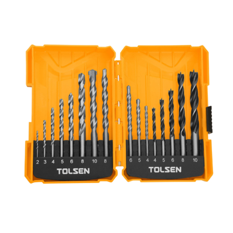 Комплект свердл 16 шт Tolsen 75628 Комплект свердл 16 шт Tolsen 75628