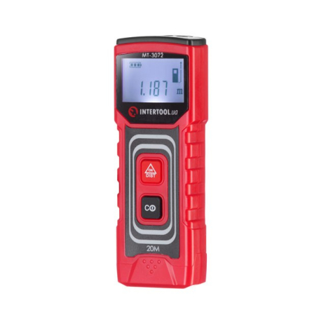 Далекомір лазерний 20м INTERTOOL MT-3072 Далекомір лазерний 20м INTERTOOL MT-3072