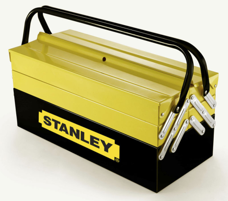 Ящик для інструменту "Expert Cantilever" з 5-ма розкладними секціями металевий STANLEY 1-94-738 Ящик для інструменту "Expert Cantilever" з 5-ма розкладними секціями металевий STANLEY 1-94-738