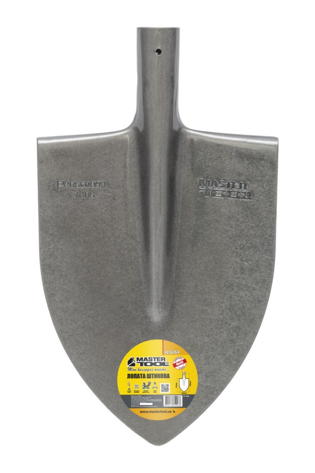 Лопата штыковая 220 x 300 x 390 мм, лаковое покрытие MASTERTOOL 14-6264 Лопата штыковая 220 x 300 x 390 мм, лаковое покрытие MASTERTOOL 14-6264