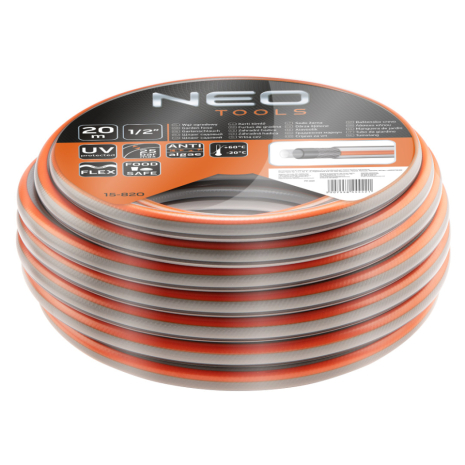 Шланг садовий 1/2" x 20 m, 4-шар OPTIMA NEO 15-820 Шланг садовий 1/2" x 20 m, 4-шар OPTIMA NEO 15-820