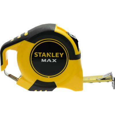 Рулетка 3 м х 19 мм STANLEY "MAX" двостороння розмітка стрічки в гумовому корпусі магнітна STANLEY STHT0-36121 Рулетка 3 м х 19 мм STANLEY "MAX" двостороння розмітка стрічки в гумовому корпусі магнітна STANLEY STHT0-36121