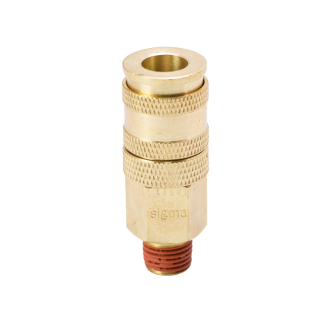 З'єднання швидкознімне посилене з фіксатором MT 1/4" (латунь) SIGMA 7021611 З'єднання швидкознімне посилене з фіксатором MT 1/4" (латунь) SIGMA 7021611