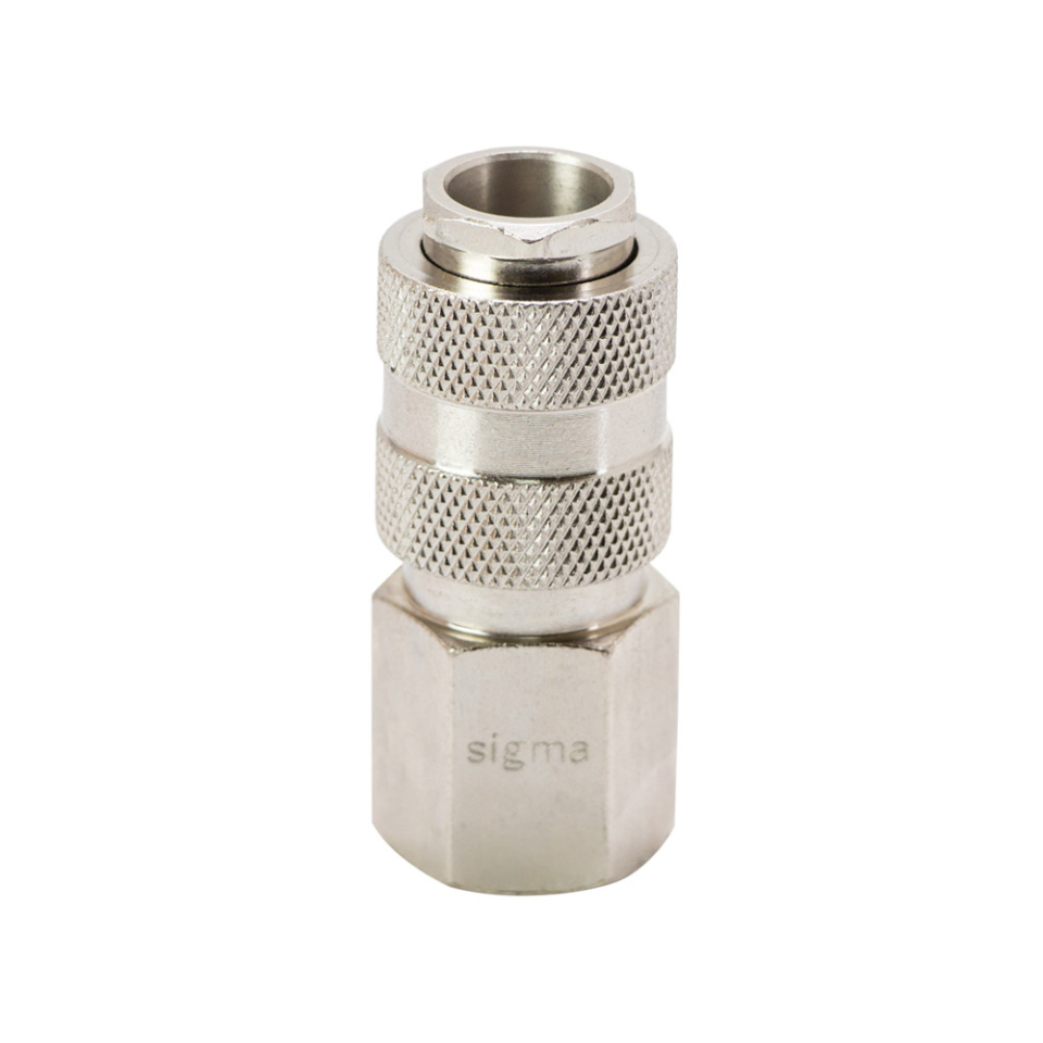 З'єднання швидкознімне з внутрішнім різьбленням FT 3/8" SIGMA 7021151 З'єднання швидкознімне з внутрішнім різьбленням FT 3/8" SIGMA 7021151