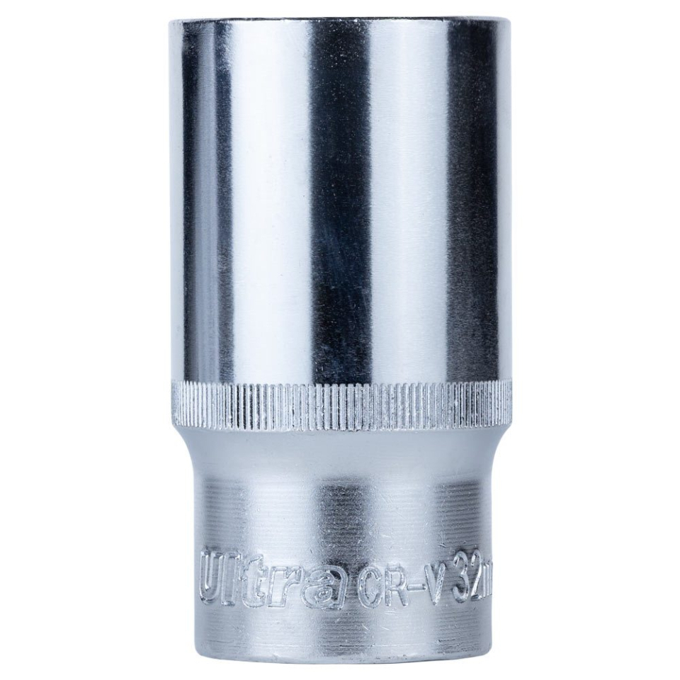 Насадка шестигранна довга 1/2" 32мм CrV ULTRA 6072322 Насадка шестигранна довга 1/2" 32мм CrV ULTRA 6072322