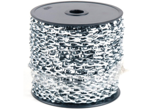 Ланцюг з короткою ланкою оцинкований ТМ DIN 5685A; Ø = 8 мм, l = 17 м ± 1,0% Virok 87V008 Ланцюг з короткою ланкою оцинкований ТМ DIN 5685A; Ø = 8 мм, l = 17 м ± 1,0% Virok 87V008