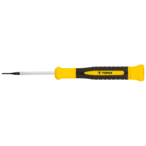 Викрутка прецизійна Torx, поворотна насадка, загартоване жало, намагнічене жало, сталь CrV, рукоятка двокомпонентна Topex 39D775 Викрутка прецизійна Torx, поворотна насадка, загартоване жало, намагнічене жало, сталь CrV, рукоятка двокомпонентна Topex 39D775