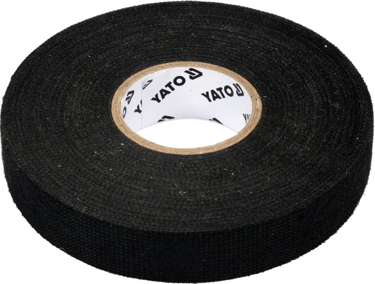 Стрічка ізоляційна чорна тканинна 25 м x 19 x 0.3 мм -40°С - +105°С Yato YT-81501 Стрічка ізоляційна чорна тканинна 25 м x 19 x 0.3 мм -40°С - +105°С Yato YT-81501